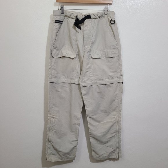 The North Face Other - Vintage The North Face Men Convertible Cargo Hiking Pants Cream Size Medium